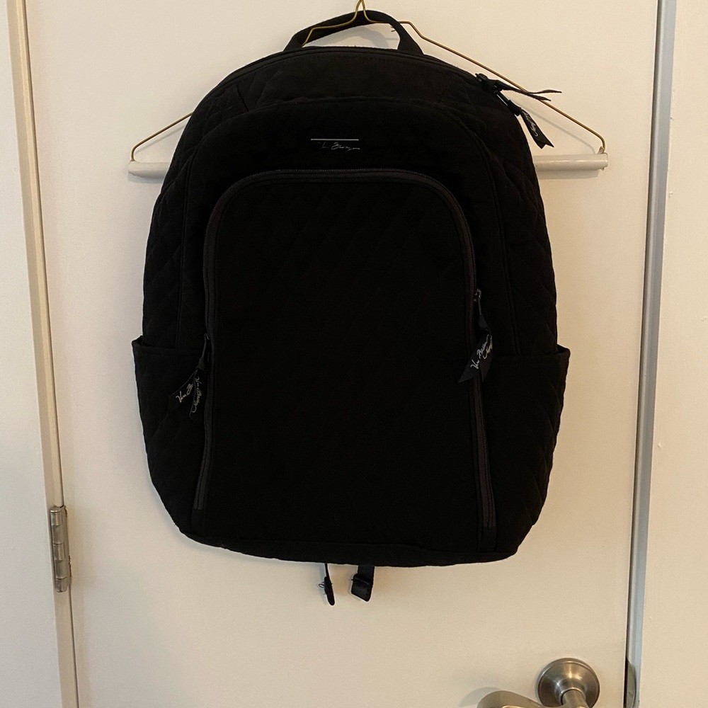 Vera Bradley Black Quilted Backpack